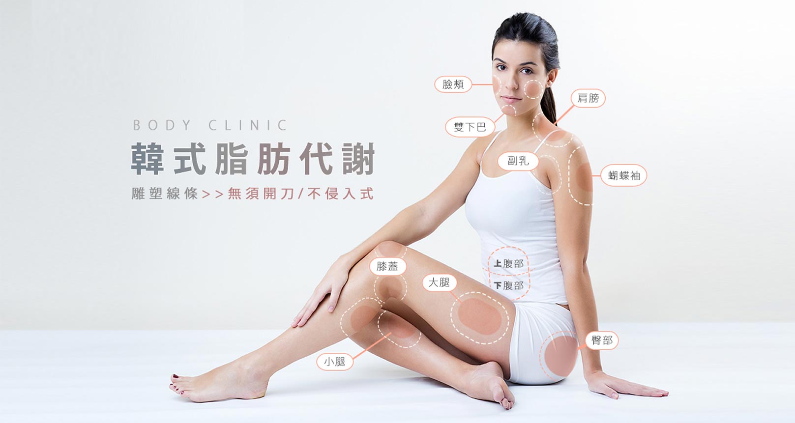 韓后醫美 韓式脂肪代謝：雕塑線條、無須開刀/不侵入式
